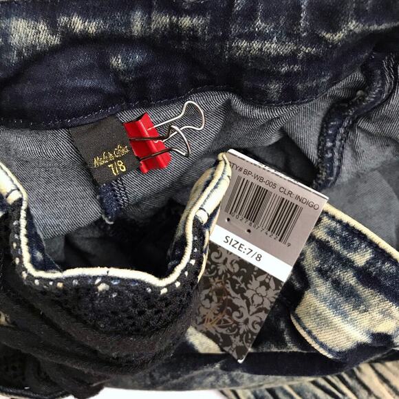 Baby Phat NWT Distressed Stone Wash Skinny Jeans Juniors/Women 7/8 - Picture 11 of 11